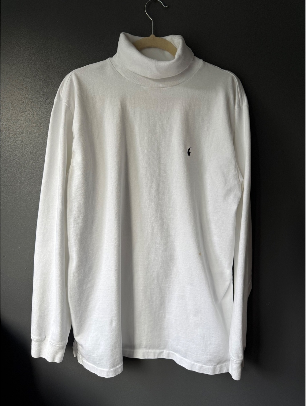 Polo Ralph Lauren White Turtleneck Long Sleeve Shirt
